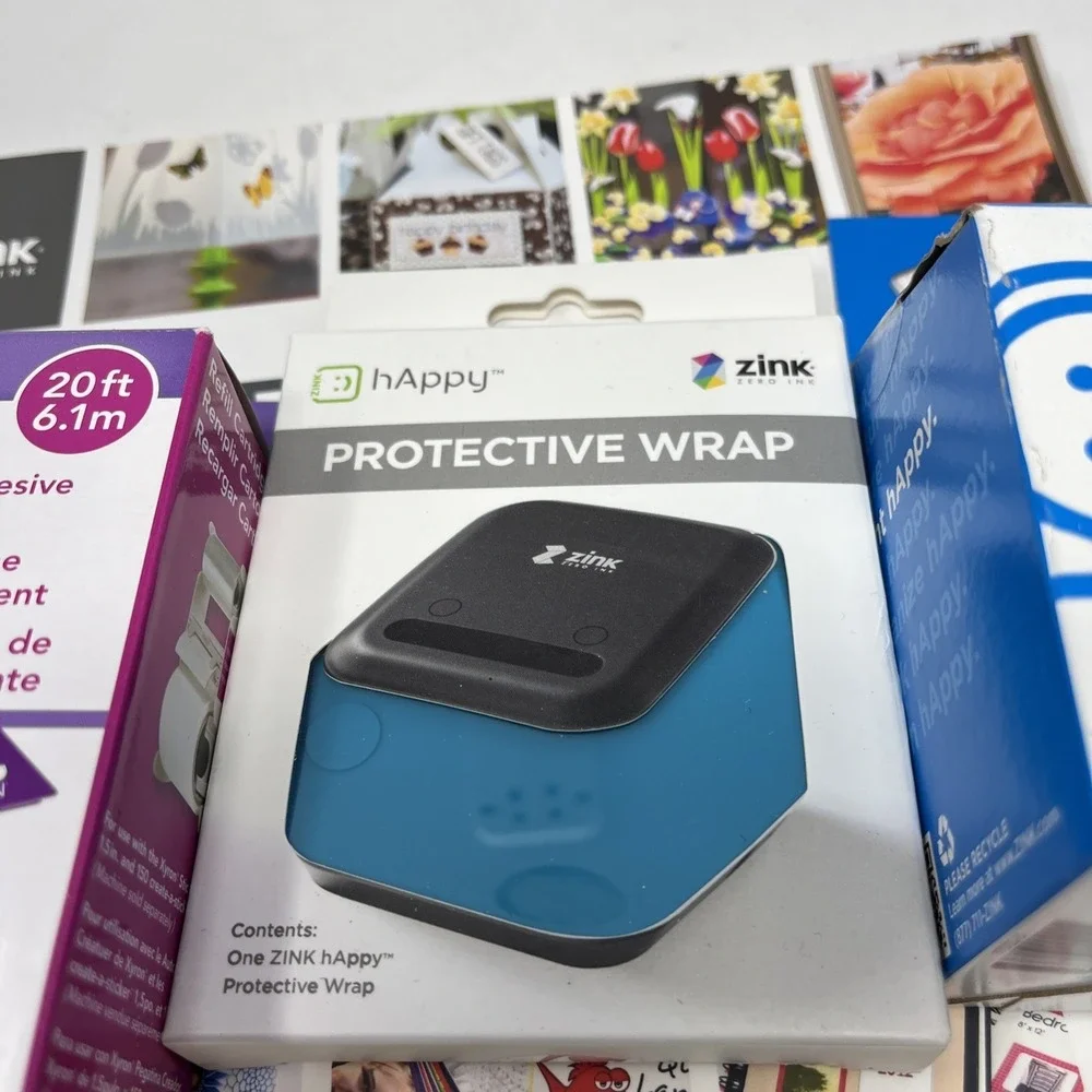 Wireless Zink Happy Smart App Printer Zero Ink Technology iPhone / Android NEW